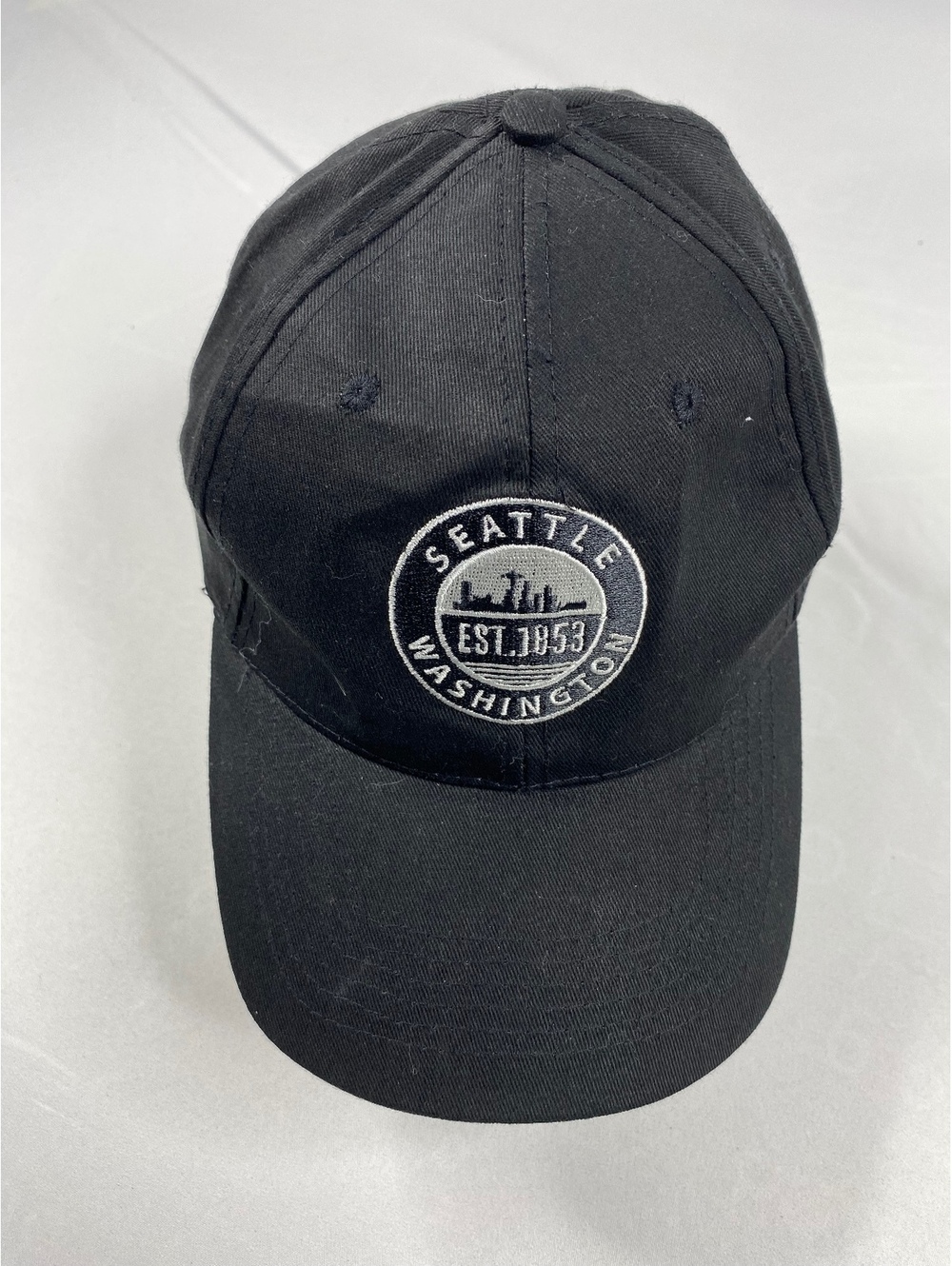 Black Seattle Shirt Company baseball cap